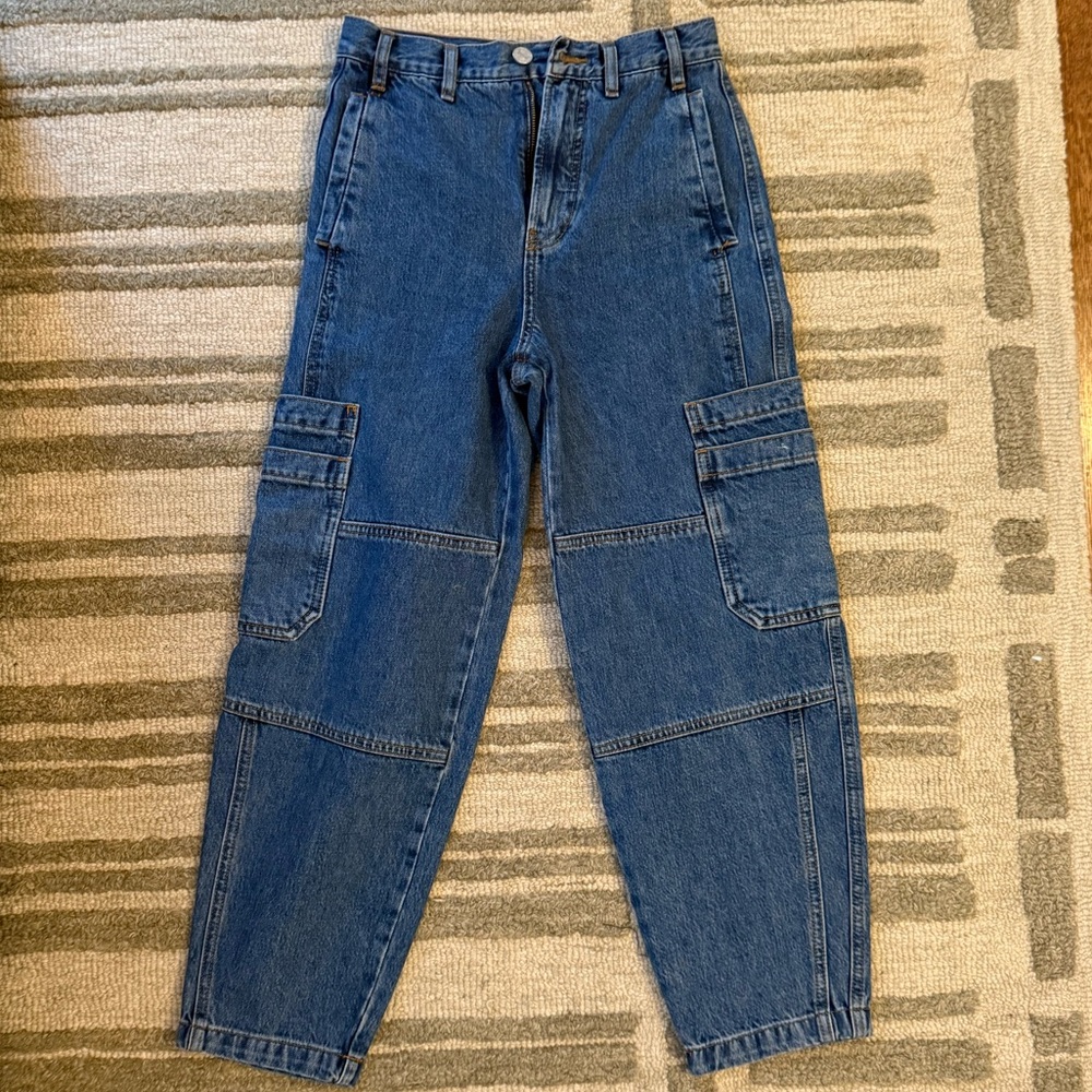 Frame Denim Cargo Crop Jeans 25 NWOT
